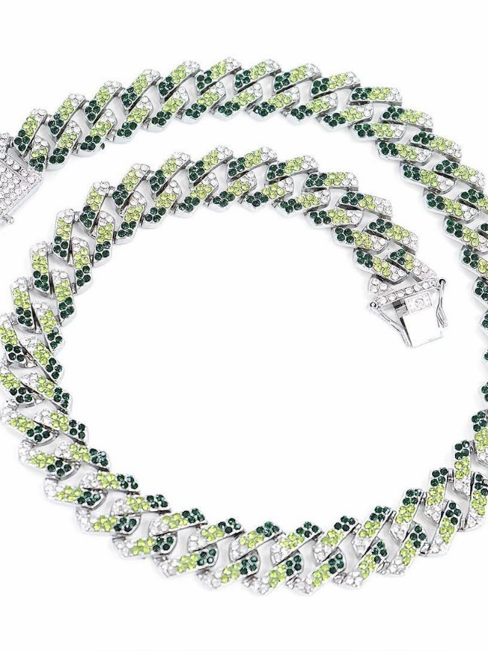 Invicta Elements unisex XL DRIP Chain Necklace, Cosmic Mint BRAND NEW!